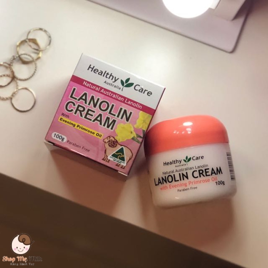 Kem Cừu Với Tinh Dầu Hoa Anh Thảo 100g - Healthy Care Lanolin Cream With Eveing Primrose Oil