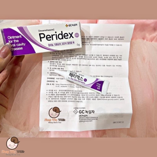 Kem trị nhiệt miệng Peridex Hàn Quốc ( bé từ 1 tuổi & người lớn)