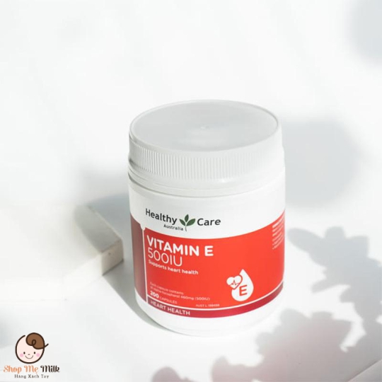 Vitamin E 500IU Healthy Care Úc Hộp 200 Viên