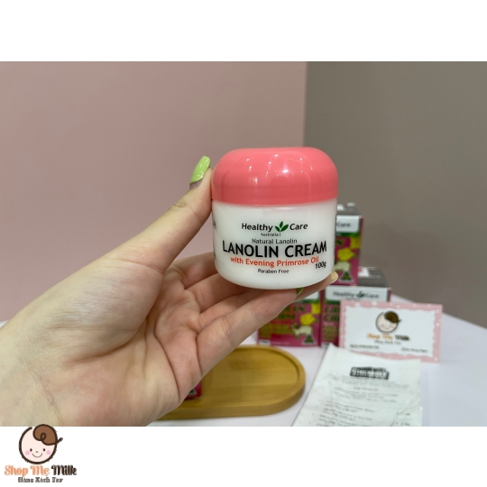 Kem Cừu Với Tinh Dầu Hoa Anh Thảo 100g - Healthy Care Lanolin Cream With Eveing Primrose Oil