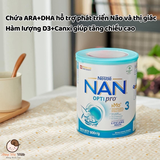 Sữa Nan Nga số 3 (800g) cho bé từ 1 tuổi