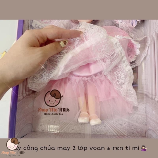 Búp bê công chúa cho bé từ 3+ ( Yikale Nội địa Trung) Hộp 45cm