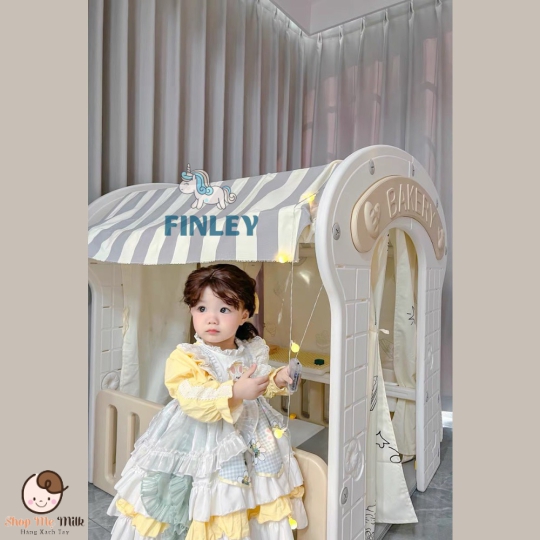 Nhà lều Finley & bàn lego cho bé từ 1 tuổi ( Thiết kế nhựa abs cao cấp dầy dặn an toàn )