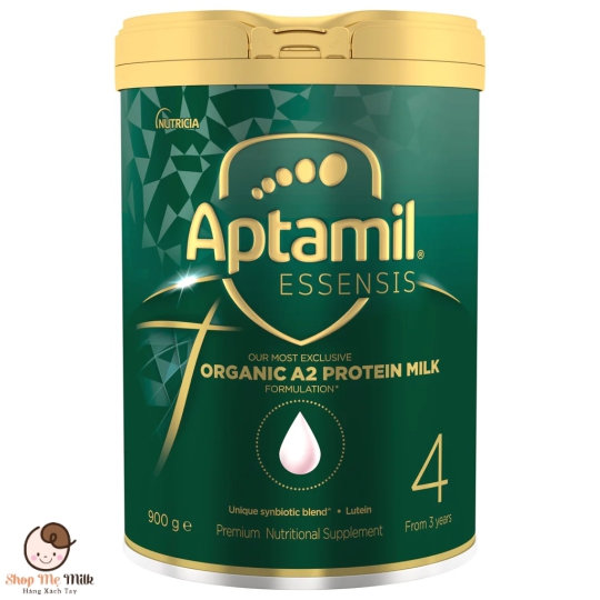 Sữa Aptamil Essensis Organic Úc số 4 900g (Cho bé từ 3 tuổi trở lên) Hàng Air