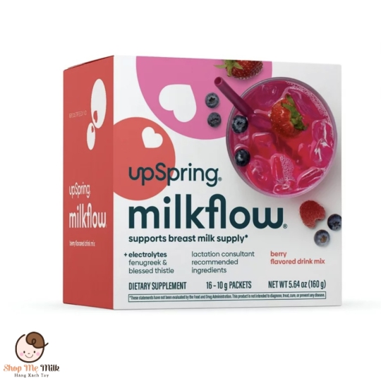 TRÀ LỢI SỮA UPSPRING MILKFLOW (VỊ DÂU)