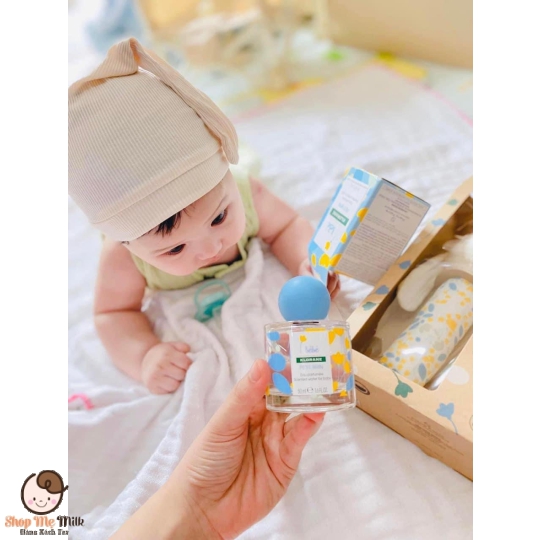 Nước hoa cho bé Klorane Bebe & Khăn Thỏ Nghiền 50ml