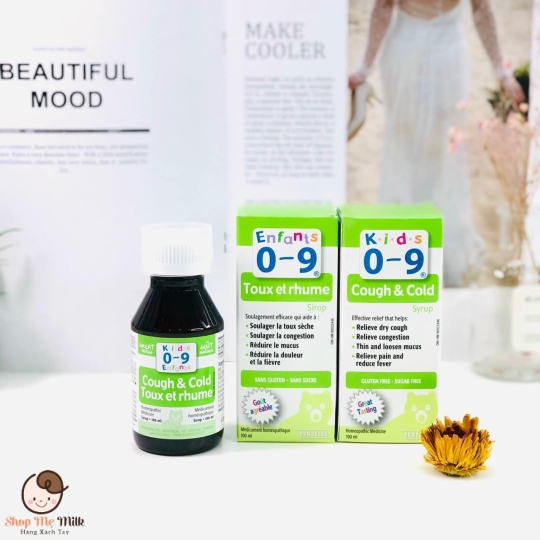Siro trị ho, cảm cúm Canada Enfants Toux et Rhume cho bé từ 0-10 tuổi