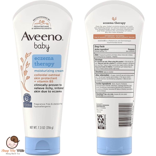 Kem dưỡng chàm viêm da Aveenobaby Eczematherapy 206g Úc Hàng Air