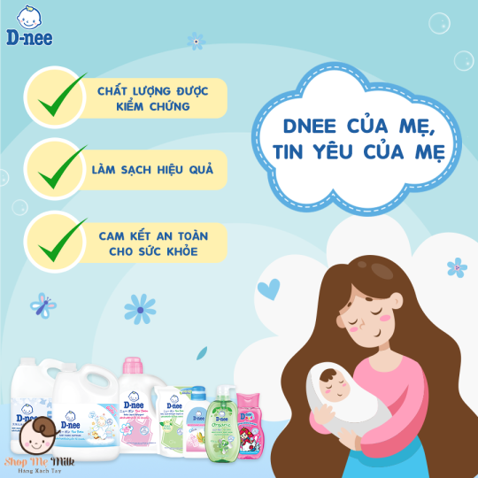 Nước giặt Dnee Thái Lan Bịch 600Ml ( cho bé từ 0 tháng)