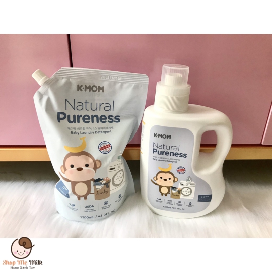 NƯỚC GIẶT ĐỒ SƠ SINH HỮU CƠ K-MOM HÀN QUỐC (TÚI 1300ML)