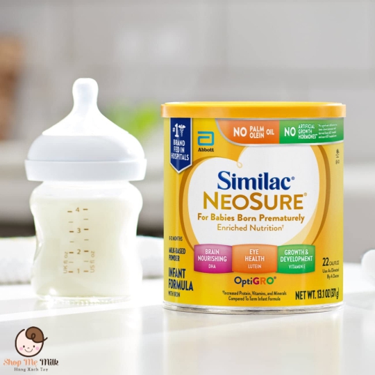 Sữa Similac Neosure Mỹ 371G Cho bé sinh non nhẹ kí ( 0month)