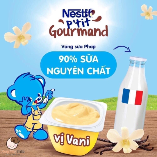 Váng sữa nestle Pháp lốc 6 hũ 60g