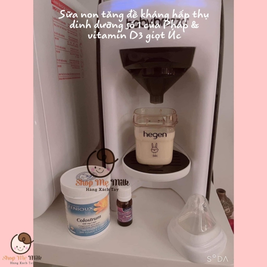 Sữa non Colostrum Fenioux Pháp hộp 200 viên dạng con nhộng ( từ sơ sinh & người lớn)