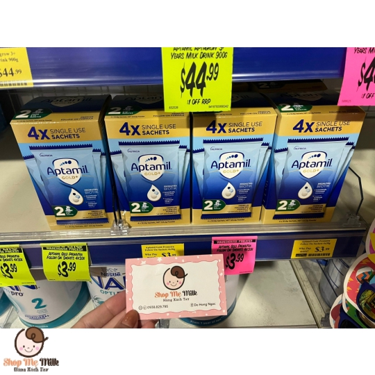 Sữa Aptamil Gold+ Úc 900G số 2 ( Hàng air)