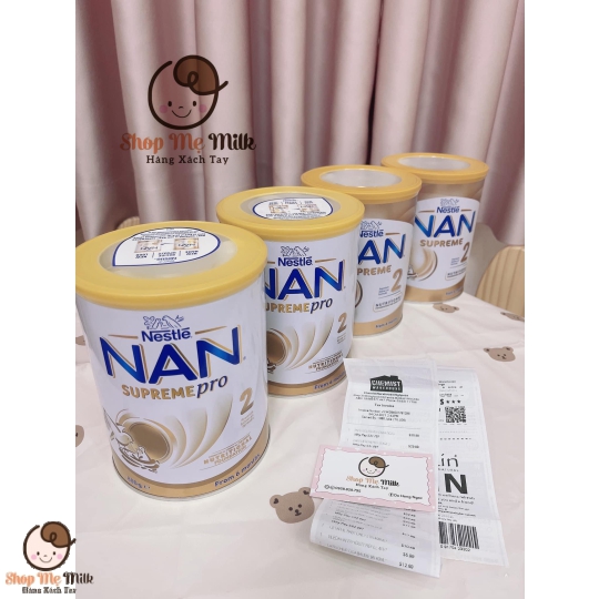 Sữa Nan SupremePro Úc Số 2 Lon 800G ( Bé dị ứng đạm bò TP1P)