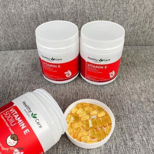 Vitamin E 500IU Healthy Care Úc Hộp 200 Viên