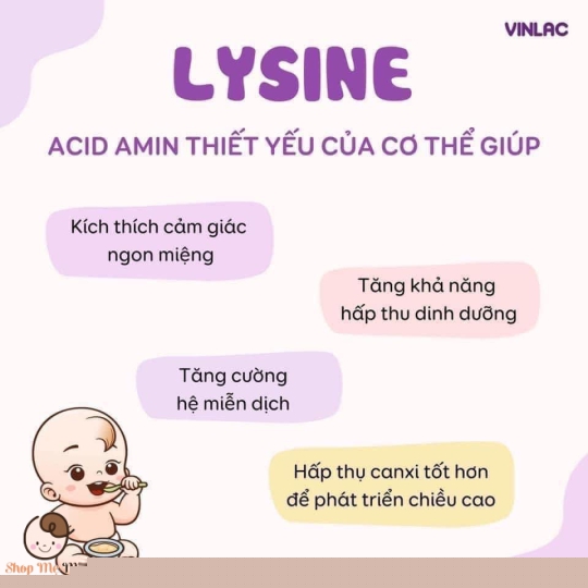 Bột Lysine tăng chiều cao của Úc 150g ( bé từ 7m+)