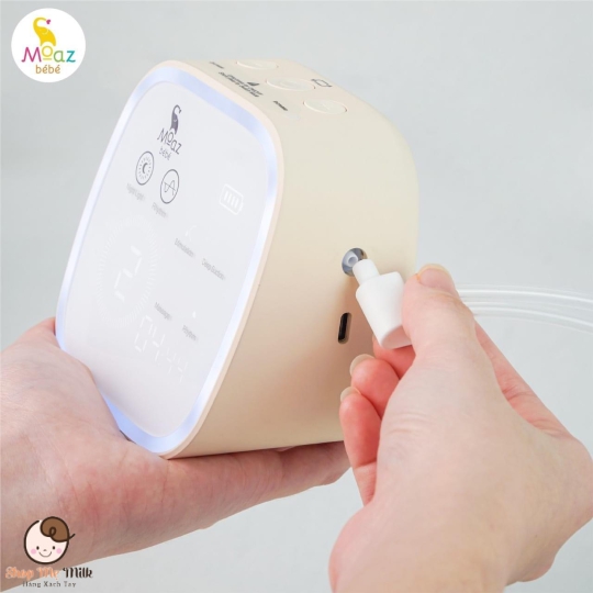 Máy Hút sữa điện đôi Moaz Bé.Bé 10 cấp độ MB -054 ( Bảo hành 1 năm)