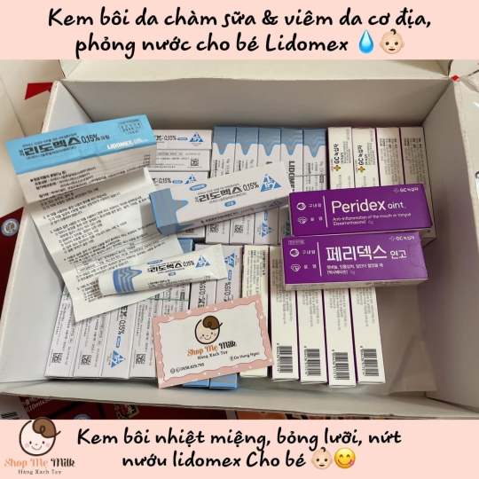Kem trị nhiệt miệng Peridex Hàn Quốc ( bé từ 1 tuổi & người lớn)
