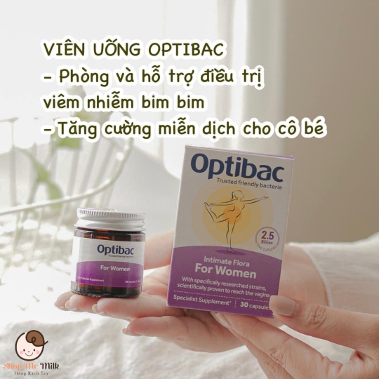 Viên uống Optibac Probiotics - Hỗ trợ phụ khoa cho nữ giới mẫu mới