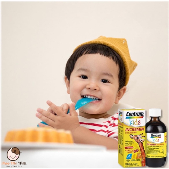 Centrum Kids Incremin - Siro Cho Trẻ Biếng Ăn 200ml Hàng Air