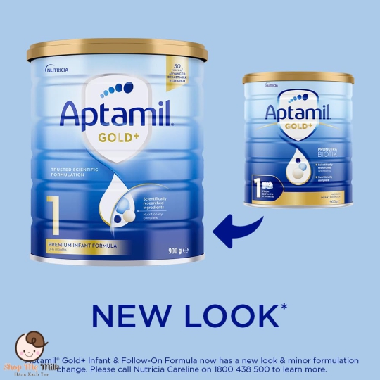 Sữa Aptamil Gold+ 900G Úc số 1 cho trẻ từ 0 tháng tới 6 tháng Hàng Air