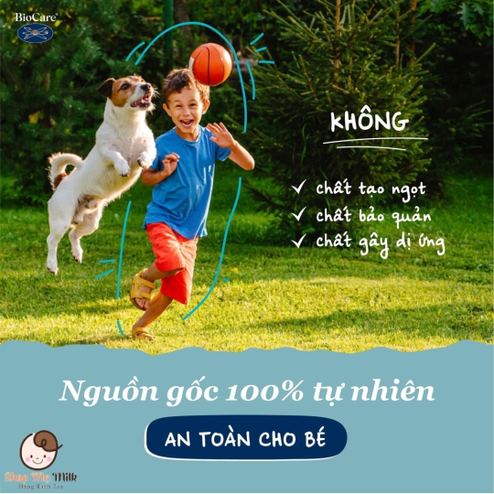 Kẽm nước hữu cơ Bio - Care ZinC của Anh 30ml