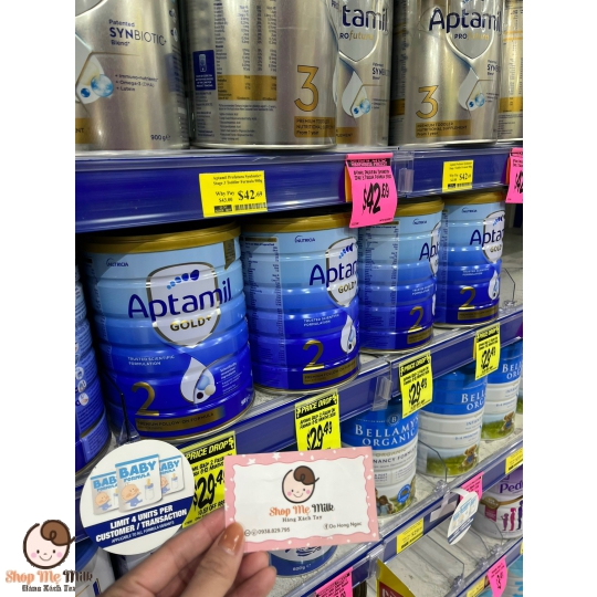 Sữa Aptamil Gold+ 900G Úc số 1 cho trẻ từ 0 tháng tới 6 tháng Hàng Air