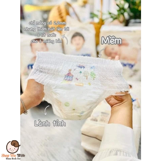 Bỉm Moony Nature Quần size M Nhật