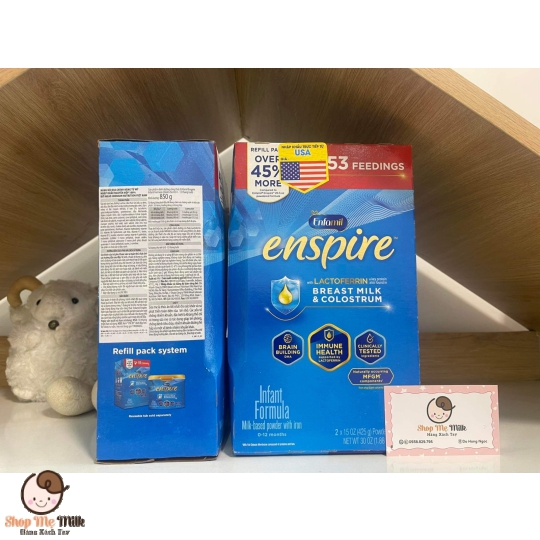 Sữa Enfamil Enspire 850G Mỹ Nhập Khẩu ( Dán tem phụ cty Mead Johson)