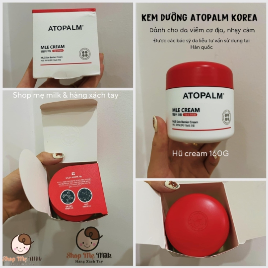 Kem dưỡng Atopalm Mlee Cream Hàn 160mg cho bé sơ sinh ( đặc trị dưỡng da viêm cơ địa)