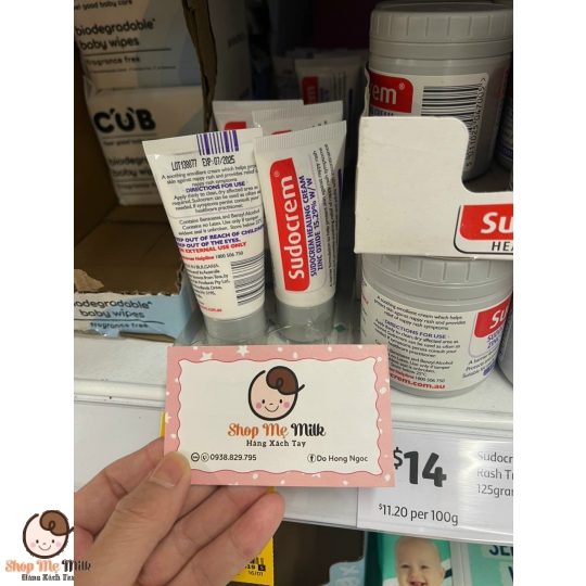 Kem hăm sudo cream dạng tuýp 30G Nội địa Úc - Hàng air bé từ sơ sinh