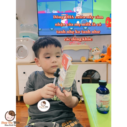DHA EXTRA NORDIC MỸ 880Mg ( Liều cao cho bé từ 1-6 tuổi) 60ml