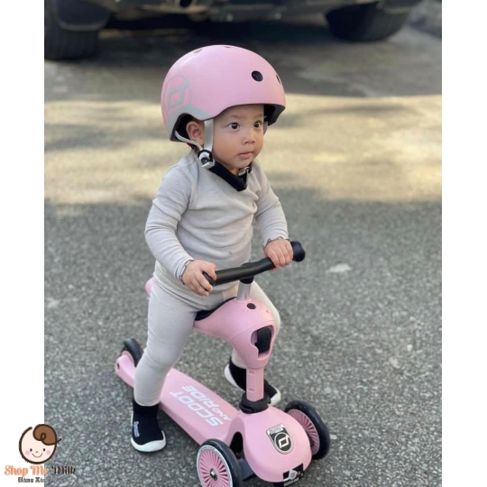Xe trượt Scooter and Ride 2in1 chòi chân & trượt của Áo chính hãng nhập khẩu( có thẻ bảo hành )