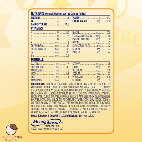 Sữa Enfamil neuropro Mỹ lon thiếc 802G