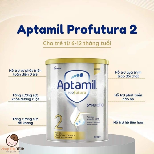 Aptamil Profutura số 2 Úc 900G ( từ 6 đến 12 tháng tuổi )