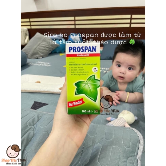 Siro ho prospan thảo dược Đức 100ml ( bé từ sơ sinh)
