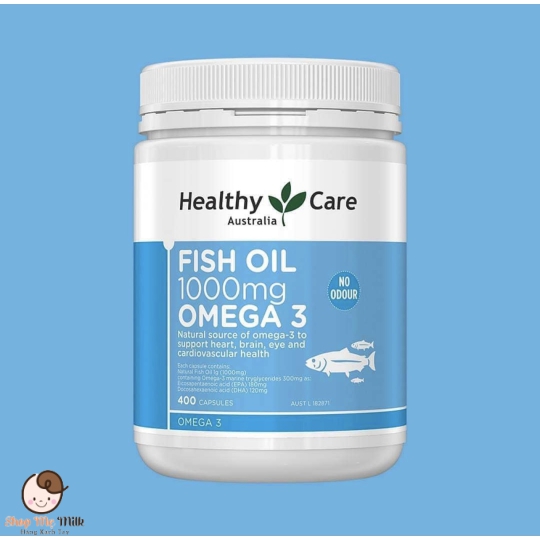 Viên Omega 3 Healthy Care Hàm Lượng 1000mg của Úc