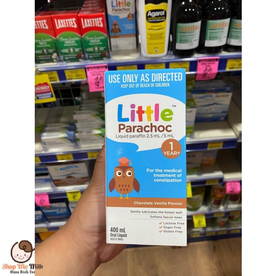 Siro trị táo bón Parachoc 400ml Úc cho trẻ từ 1-12 tuổi