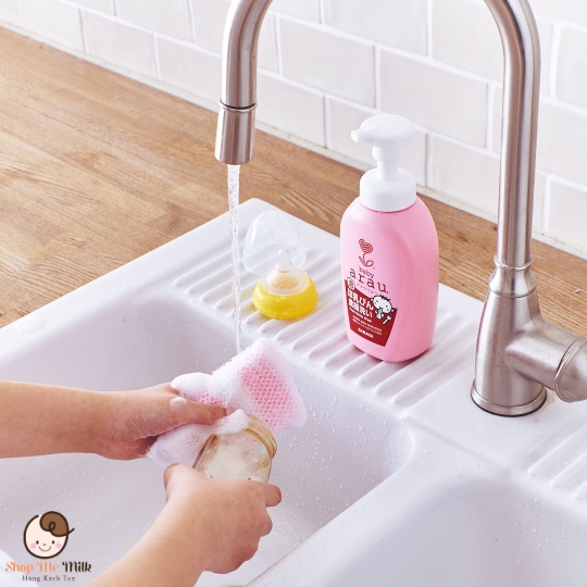 Nước rửa bình Arau nhật bản tạo bọt chai 500Ml