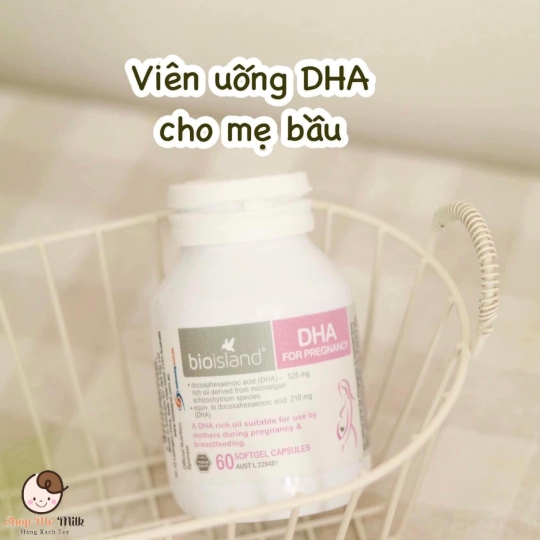 DHA Bioisland cho bà bầu Úc 60 viên Hàng air