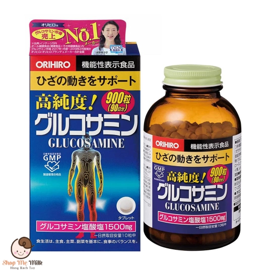 Glucosamine Orihiro 1500mg (900 viên) Nhật Bản ( Hàng Air)