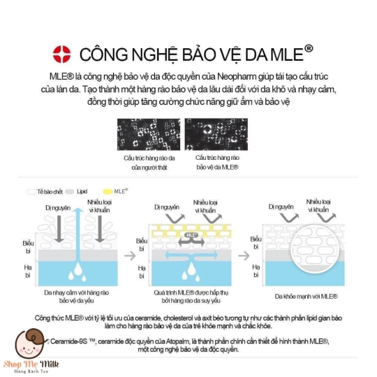 Kem dưỡng Atopalm Mlee Cream Hàn 160mg cho bé sơ sinh ( đặc trị dưỡng da viêm cơ địa)