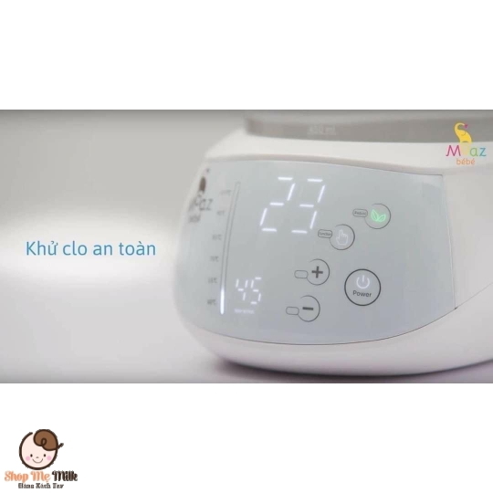 Bình đun nước pha sữa thông minh Moaz Bebe MB-002 ( Giữ nhiệt auto 40 độ C)