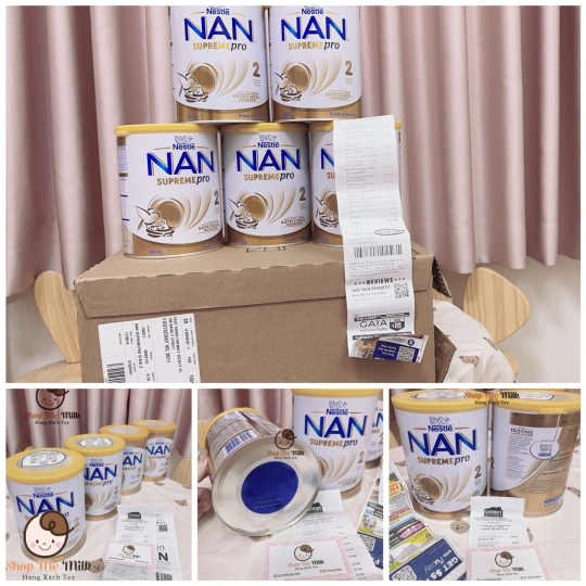 Sữa Nan SupremePro Úc Số 2 Lon 800G ( Bé dị ứng đạm bò TP1P)