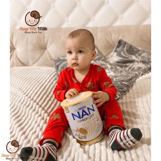 Sữa Nan SupremePro Úc số 3 Lon 800g ( Bé từ 1 tuổi - dị ứng đạm bò TP1P)