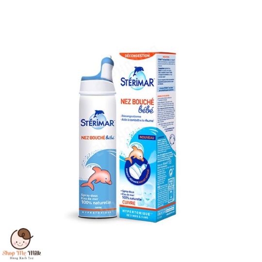 XỊT MUỐI BIỂN STÉRIMAR KHÁNG VIÊM CÁ HEO CAM - 100ML