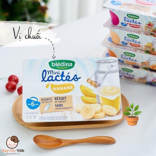 Sữa chua Bledina Pháp lốc 6 hũ ( 55g) Hàng air ( Mẹ note vị vào ghi chú đơn hàng khi đặt)