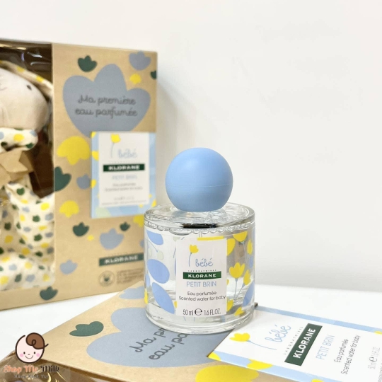 Nước hoa cho bé Klorane Bebe & Khăn Thỏ Nghiền 50ml