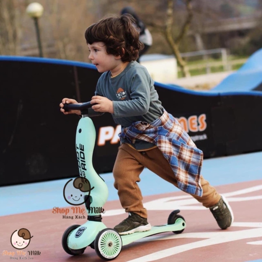 Xe trượt Scooter and Ride 2in1 chòi chân & trượt của Áo chính hãng nhập khẩu( có thẻ bảo hành )